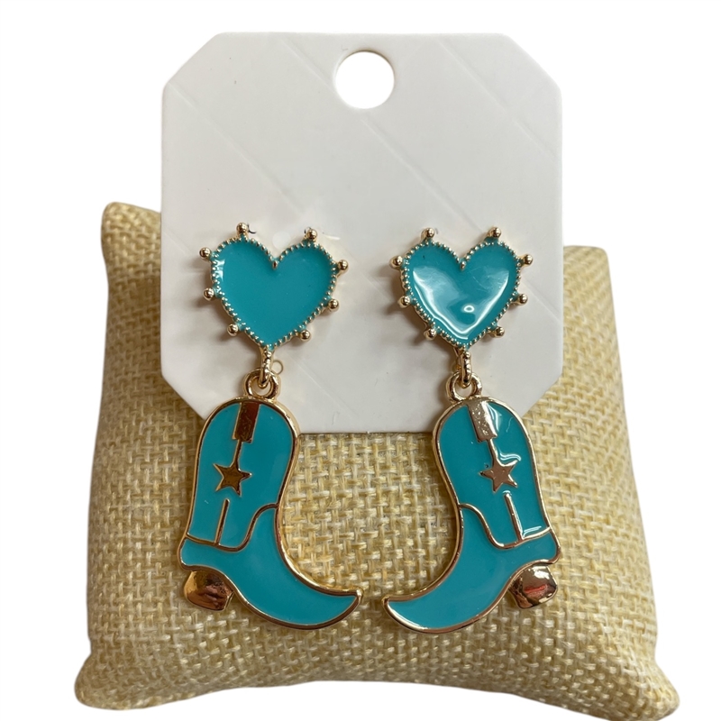 28785 HEART & BOOTS EARRINGS