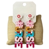 28880  ACRYLIC NURSE EARRINGS