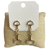 29061 HORSESHOE CHAIN LINK EARRINGS
