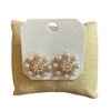 29104 PEARL FLOWER STUD EARRINGS