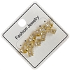 2956E   RHINESTONE BAGUETTE BOW EARRINGS