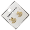 295DK SMALL DUCK STUD EARRINGS
