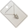 295HN  RHINESTONES PANTHER NECKLACE