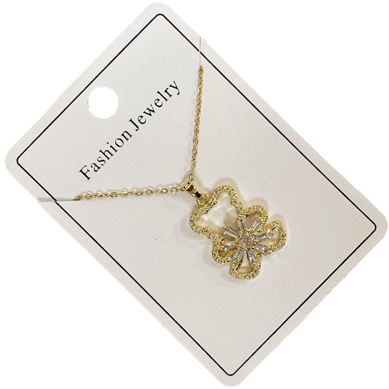 295NLB  TEDDY BEAR NECKLACE