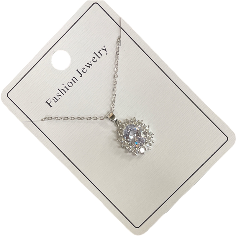 295SWS   RHINESTONE SUNFLOWER NECKLACE