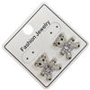 295TDY   TEDDY BEAR STUD EARRINGS