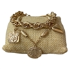 2NDB5007 MATTE GOLD COIN MULTI CHARMS BRACELET
