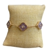2YMB5020 DEINTY GOLD COLORFUL CLOVER BRACELET
