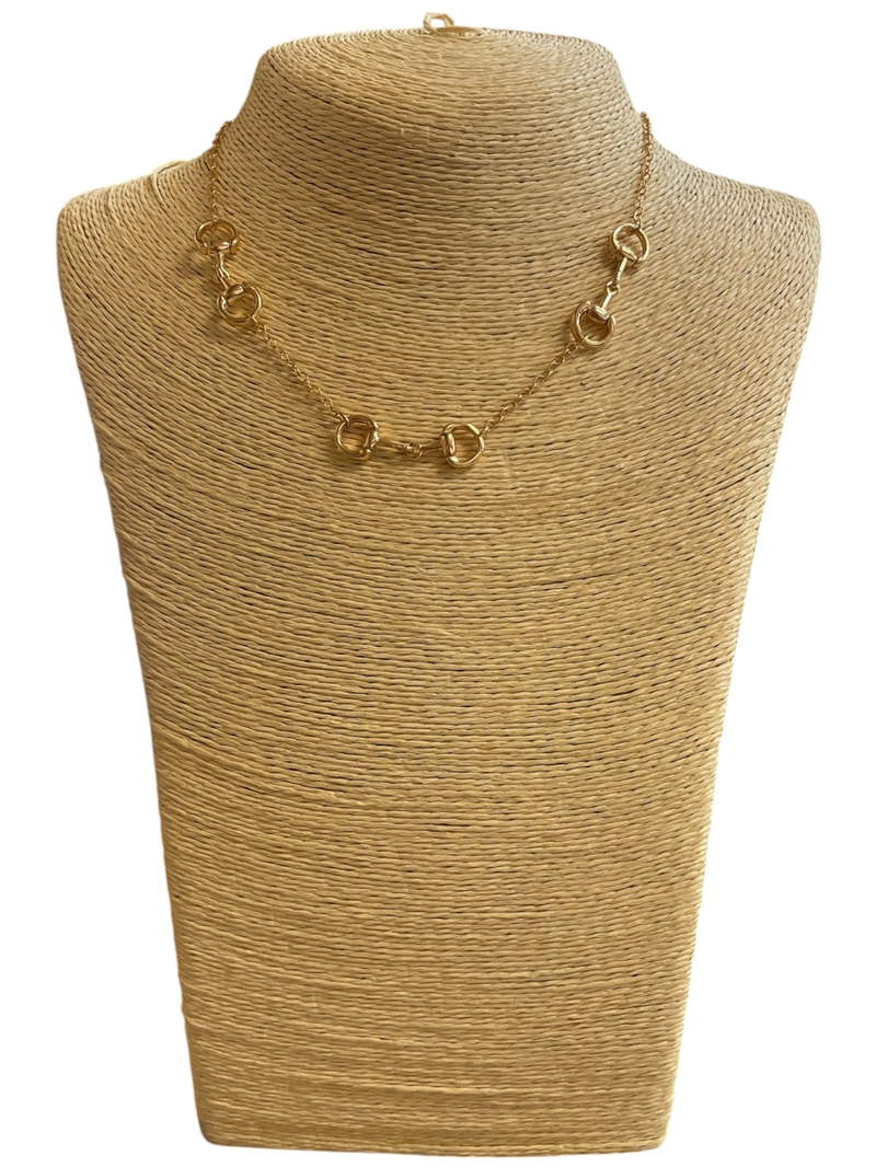2YMN2105 SLIM U LINK SHORT NECKLACE