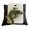 31581  GREEN  ALLIGATOR  PIN BROOCH