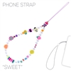 31607 MULTI BEADED "SWEET" PEARL BEADS PHONE STRAP