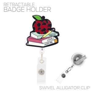 31877  TEACH LOVE BADGE HOLDER