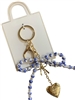 31880 PEARL BEADED BOW PURSE CHARMS