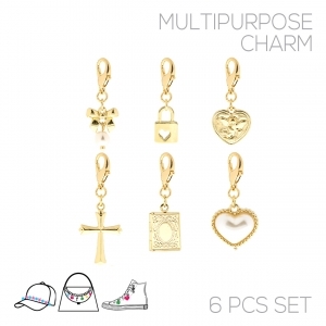 31888 MULTIPURPOSE CHARMS 6PCS SET