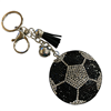 350SC SOCCER RHINESTONE  KEYCHAIN