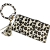 404WH  WHITE  LEOPARD PRINT  WRISTLET