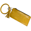 405YW YELLOW  SNAKE TEXTURE WRISTLET