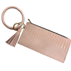 407PK  PINK  SNAKE TEXTURE WRISTLET