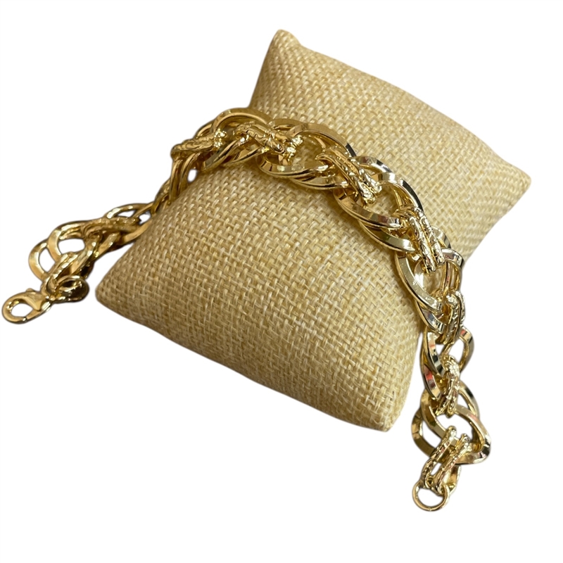 481 14K GOLD PLATED CHAIN LINK  BRACELET