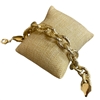 482  14K GOLD PLATED CHAIN LINK  BRACELET