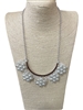 5007 FRESH WATER PEARL & CRYSTAL NECKLACE