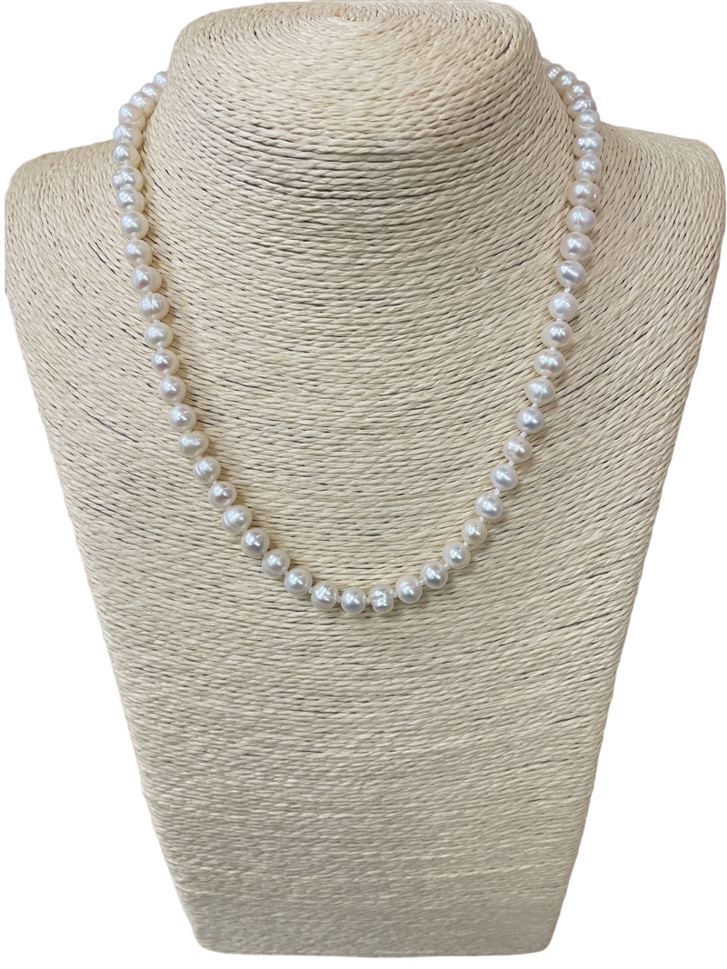 5009P  FRESH WATER PEARL SHORT NECKLACE