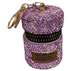 50PL   PURPLE MINI HANDBAG RHINESTONE KEYCHAIN