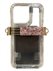 510PNK PINK RHINESTONE ADJUSTABLE PHONE HOLDER