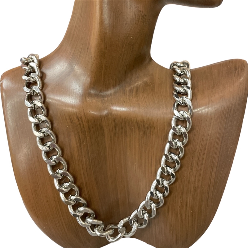 51800SLV SILVER CHAIN SHORT NECKLACE