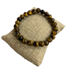 521TG SHINY TIGER EYE SEMI-PRECIOUS STONE BRACELET