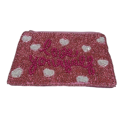 60-0132PK LOVE YOU, HEART, COIN PURSE