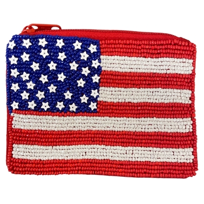 60-0240 AMERICAN FLAG COIN PURSE