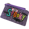 60-0443 SPOOKY SEED BEAD ZIP TOP CLOSURE WRISTLET