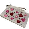 60-0546  XOXO HEARTS ZIP TOP CLOSURE WRISTLET