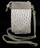 6031CH TEXTURED CHAMPAGNE CROSS BODY BAG