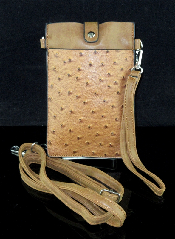 6060BC TEXTURED CAMEL CROSS BODY BAG