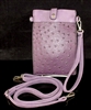 6060BP TEXTURED PURPLE CROSS BODY BAG