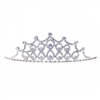 60714 SILVER SMALL RHINESTONE TIARA