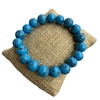 613TQS 10MM TURQUOISE SEMI-PRECIOUS STONE BRACELET