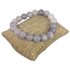618SP 10MM SHINY PURPLE SEMI-PRECIOUS STONE BRACELET