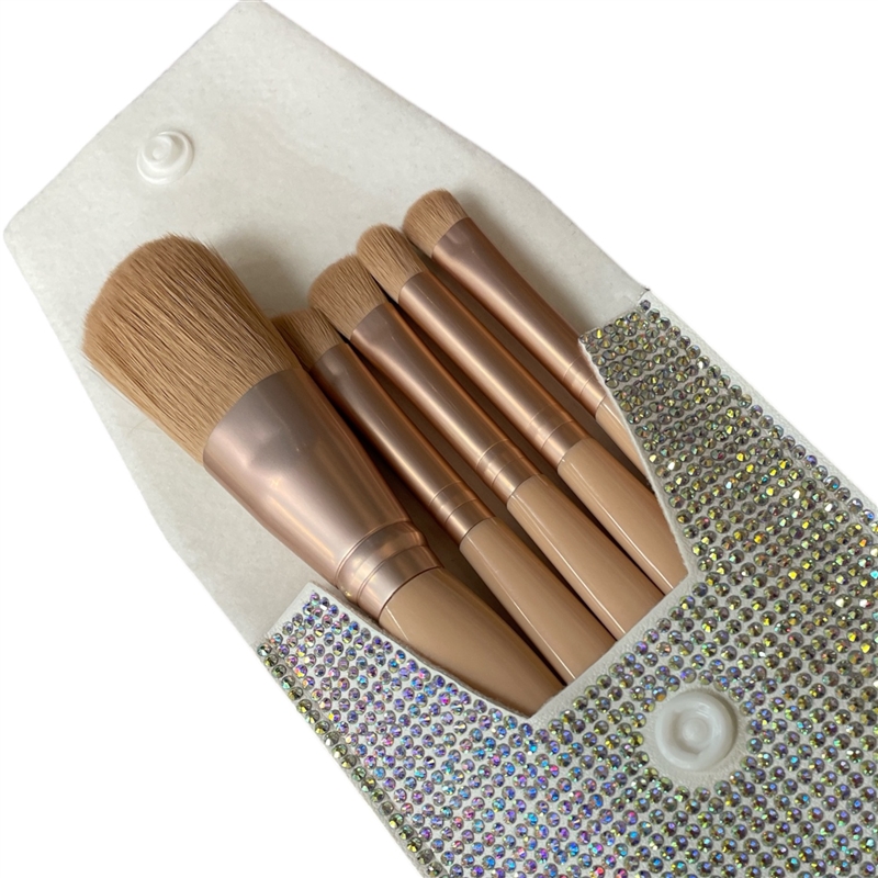 628AB PLAIN AB TRAVEL MAKE UP BRUSH SET