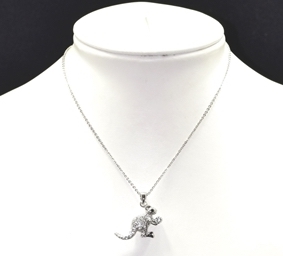 6331/N Kangaroo Rhinestone Necklace