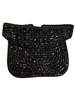680BK  BLACK BLING VISOR CAP
