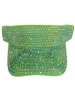 680LM LEMON GREEN BLING VISOR CAP