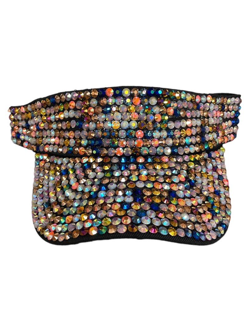 680ML  MULTI COLOR  BLING VISOR CAP