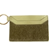 700OLV  OLIVE  FUR SMALL CC HOLDER WALLET