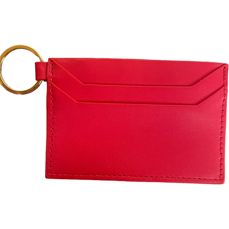 700RD  RED  SMALL CC HOLDER WALLET