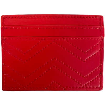 700RED RED DOUBLE SIDE CC HOLDER WALLET