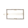 71733 RECTANGLE RHINESTONE HAIR CLIP