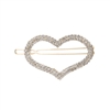 71734 HEART RHINESTONE HAIR CLIP